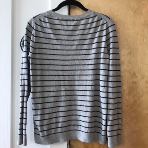 J. Crew French Bulldog striped Teddie sweater - Picture 7 of 7